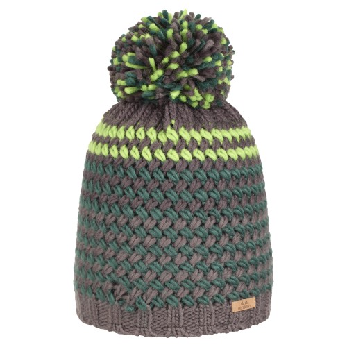 Czapka dziecięca NORDBRON Wera Beanie posy green 53-55