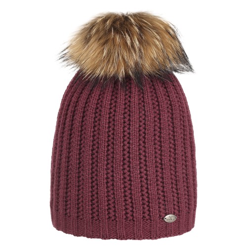 Czapka NORDBRON Tinos Beanie dark wine