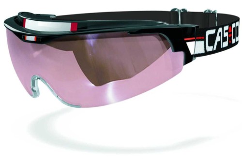 Okulary do nart biegowych CASCO Spirit VAUTRON +CARBONIC black  M (podnoszona szyba)