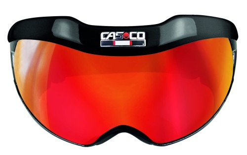 Szyba SNOWmask  6 do kasków narciarskich CASCO SP-6 Visor VAUTRON black shiny