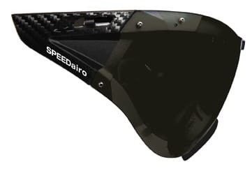 Szyba SPEEDmask do kasków rowerowych CASCO Visor dark grey