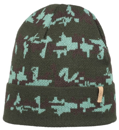 Czapka dziecięca NORDBRON Military Beanie army 53-55