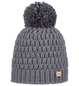 Czapka dziecięca NORDBRON Mell Beanie dark gray 53-55