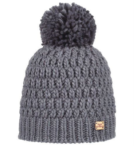 Czapka dziecięca NORDBRON Mell Beanie dark gray 53-55