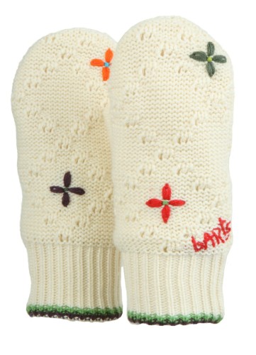 Rękawiczki dziecięce BARTS Kimmy Mitts white 3