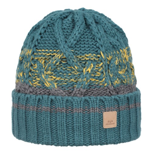 Czapka dziecięca NORDBRON Rapp Beanie atlantic green 53-55
