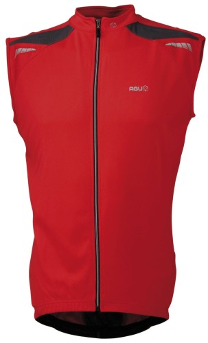 Koszulka rowerowa męska bez rękawów AGU Birino Singlet red L