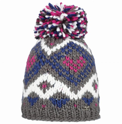 Czapka dziecięca NORDBRON Acla Beanie dark gray 53-55