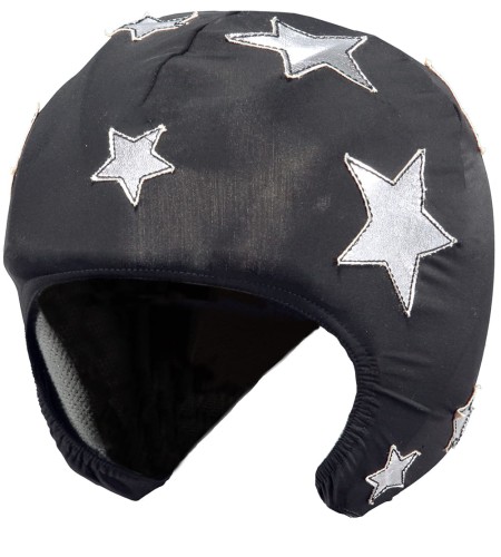 Nakładka na kask BARTS Helmet Cover Black Stars