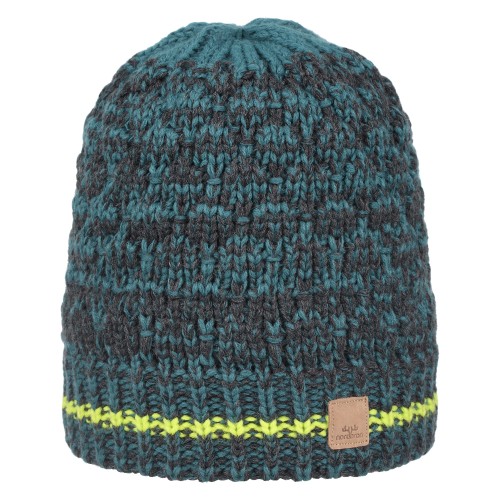 Czapka dziecięca NORDBRON Dunde Beanie lime green 53-55