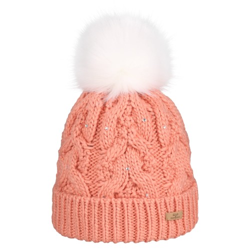 Czapka dziecięca NORDBRON Minor Beanie coral haze 53-55